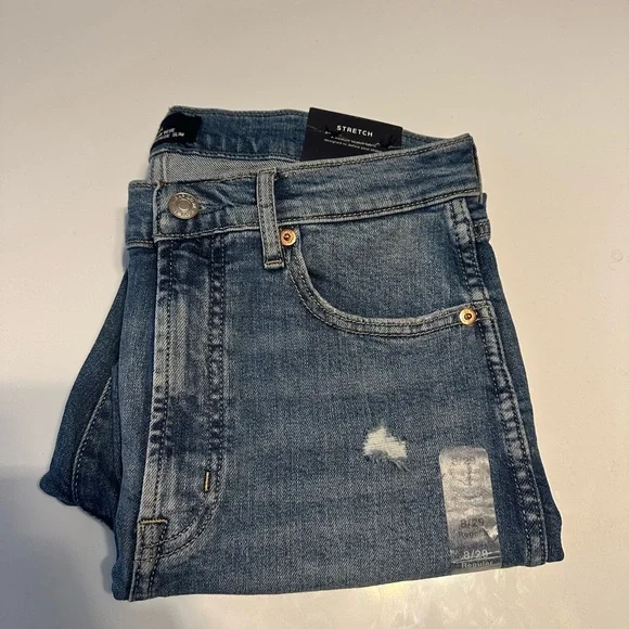 New Women Gap High Rise Vintage Slim Straight Leg Ankle Denim Size 8/29R - Picture 2 of 11